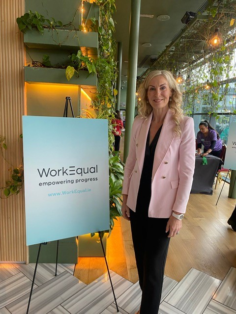 Michelle Murphy, Director of Collins McNicholas attending a WorkEqual event for our partnership