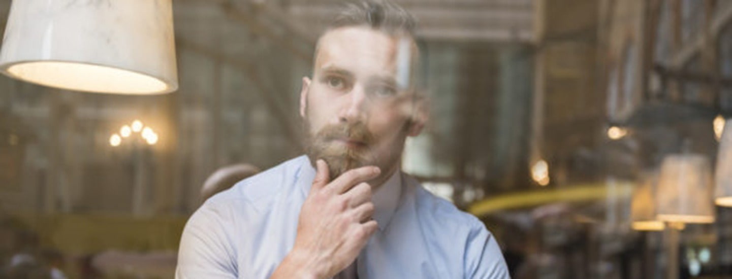 Businessman thinking about a career change