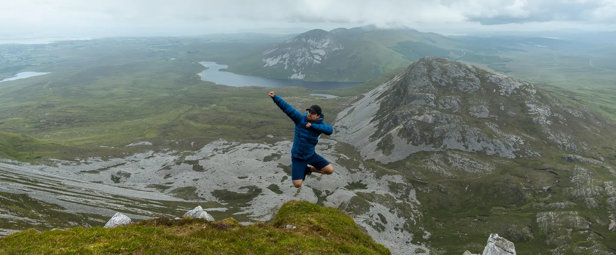 Errigal mountain view