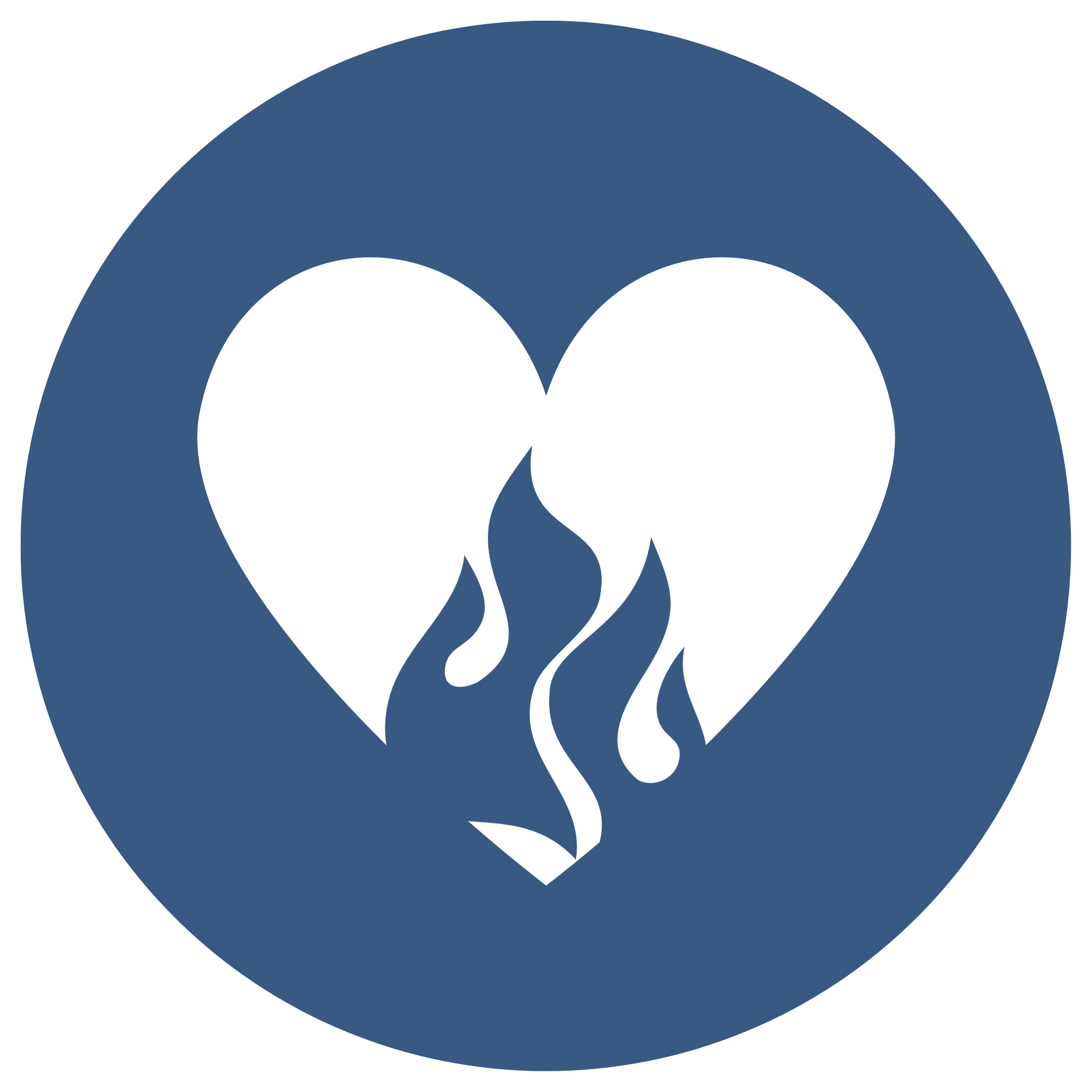 Candour Talent Recruitment Agency - About Us Page. Spotlighting Our Value: Drive. Illustrated by a Fire in Heart Icon, representing our relentless passion, determination, and motivation to go above and beyond in delivering exceptional recruitment solutions.