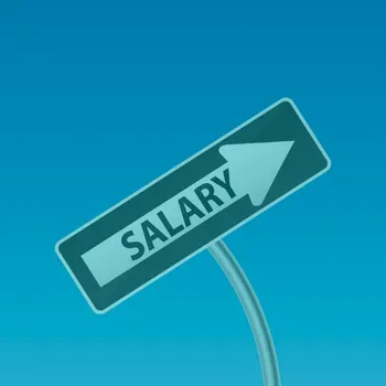 Sign point up with Salary written on