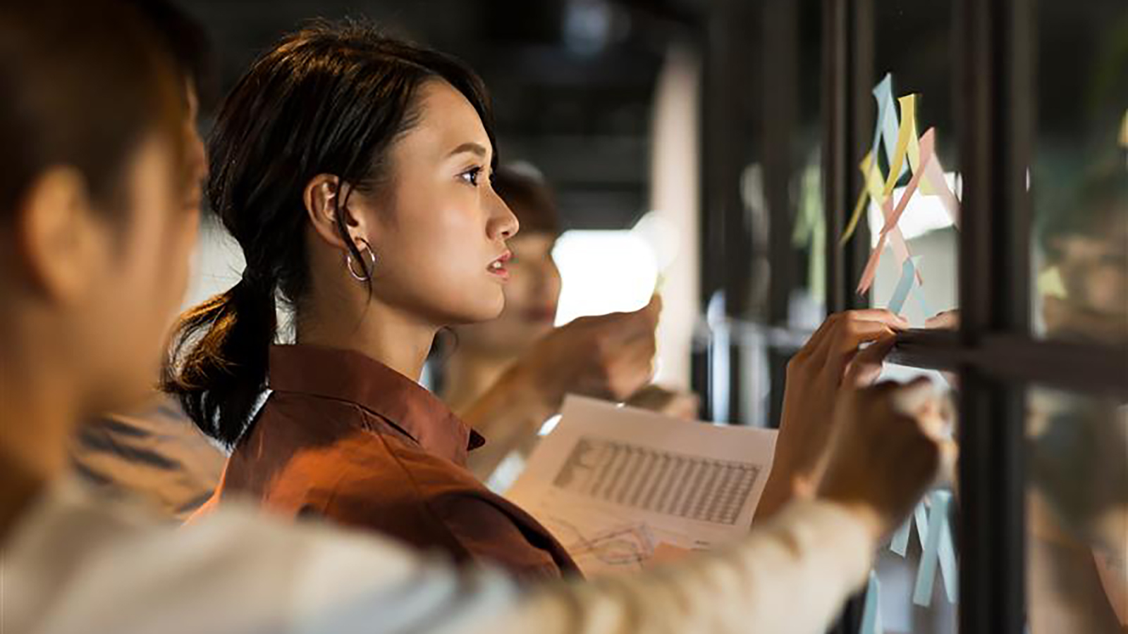 Woman Evaluating
