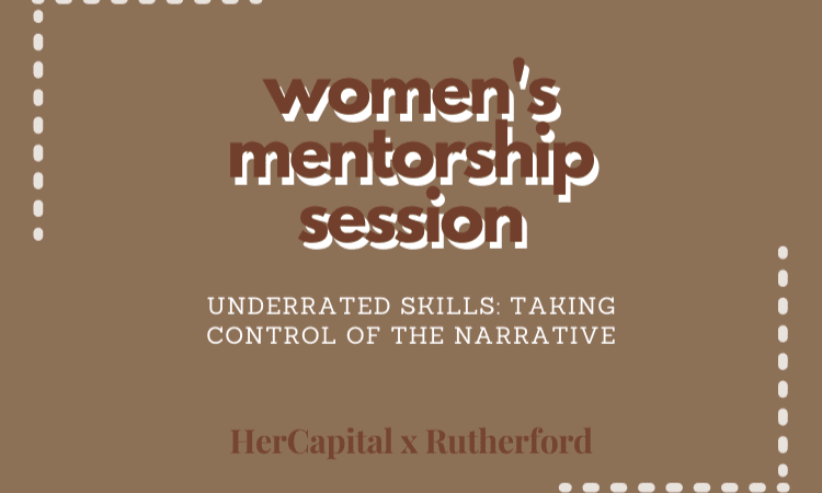 women's mentorship series upskilling rutherford hercapital