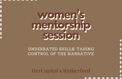 women's mentorship series upskilling rutherford hercapital
