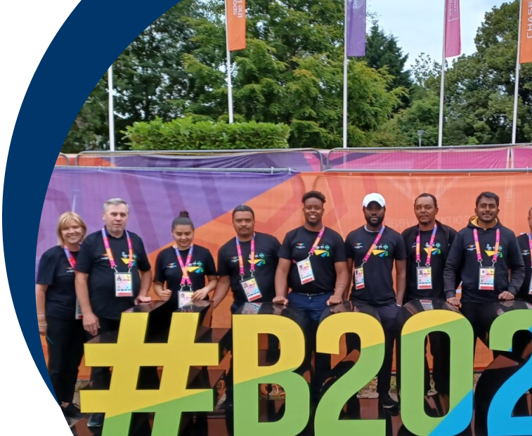 Cleaners at Commonwealth games Birmingham