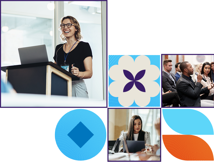 Team learning, inclusivity, leadership and branding visuals