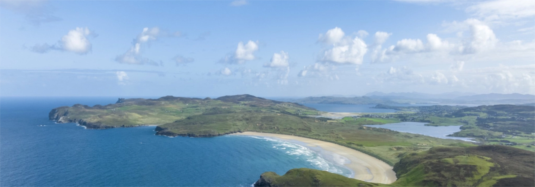 A panoramic view of Horn Head along the Wild Atlantic Way