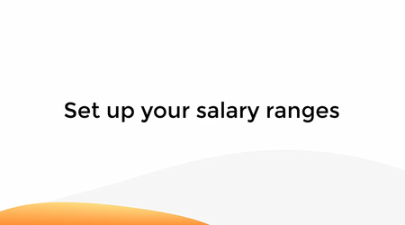 Set Up Your Salary Ranges