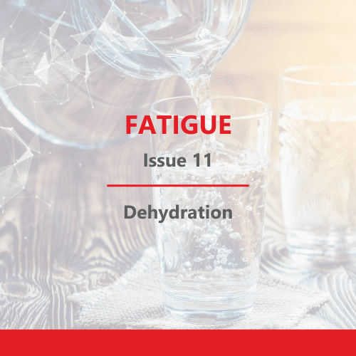 Fatigue issue 11 dehydration water dripping into glass