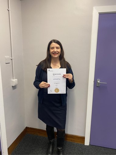 Jane Wall, Finance Assistant at Dudley Library completed her Level 3 in Business Administration in October 2025.