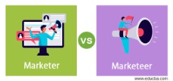 Marketer vs Marketeer graphics