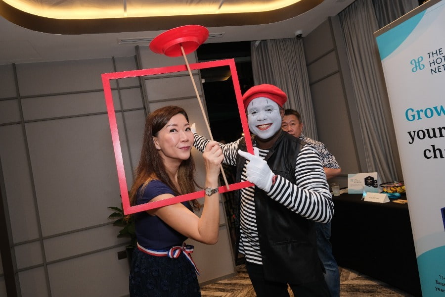 mime with Lina Ang from Sojern