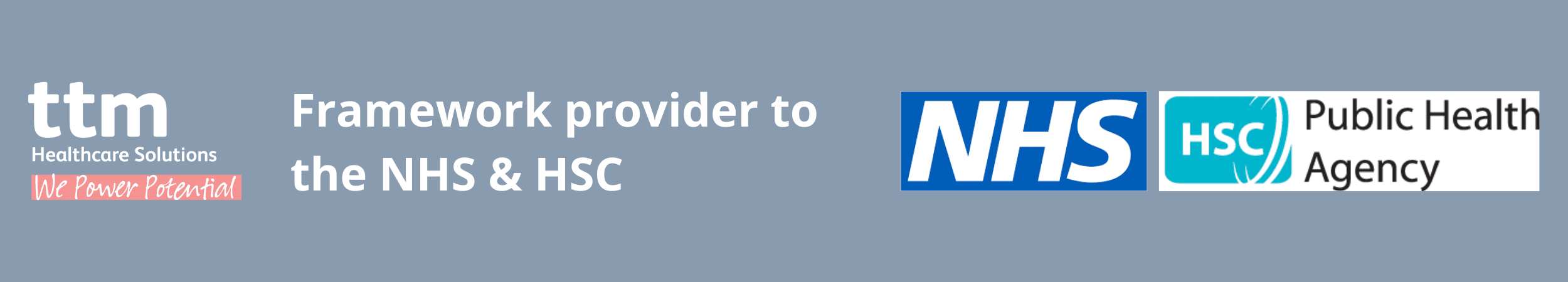 Framework provider to the NHS and HSC