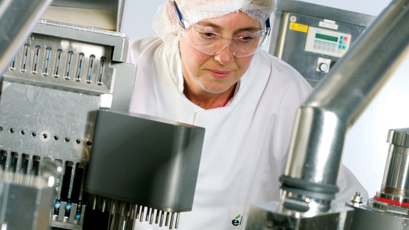The AIB Ireland Manufacturing Purchasing Managers' Index fell to 51.6 in August from 53.2 in July - the slowest improvement in business conditions since March