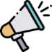 Bullhorn icon to depict promotion