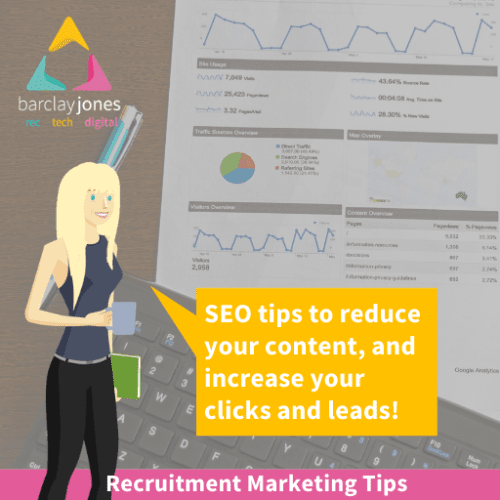 seo tips for recruitment marketers barclay jones
