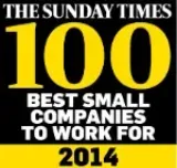 The Sunday Times 100 best small companies to work for 2014