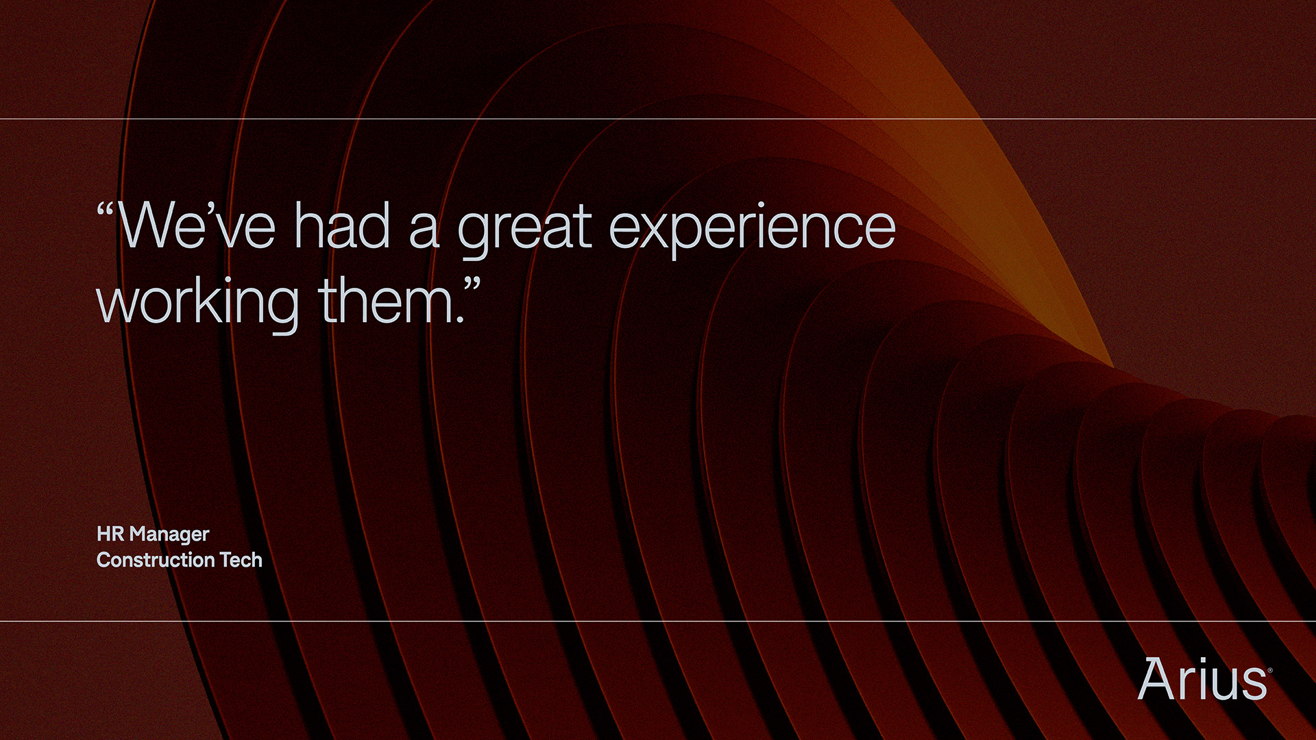 Arius Recruitment Client Testimonial