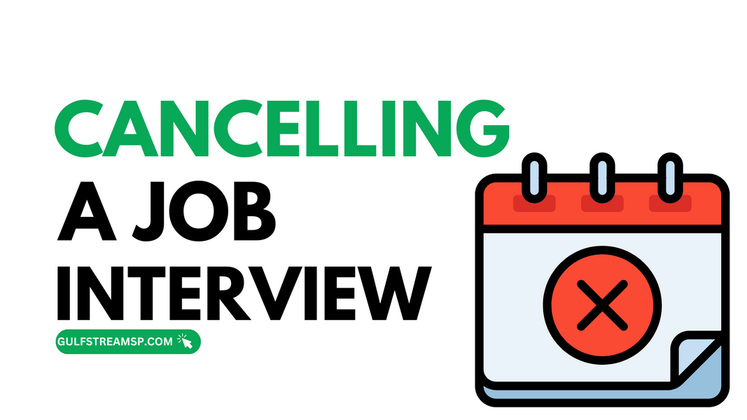 How to Cancel an Interview 