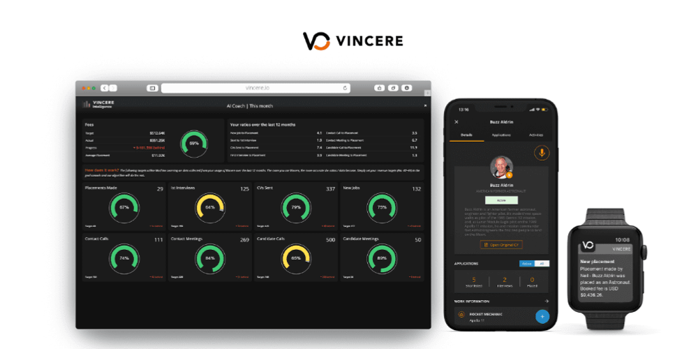 Vincere Recruitment Operating System Graphic