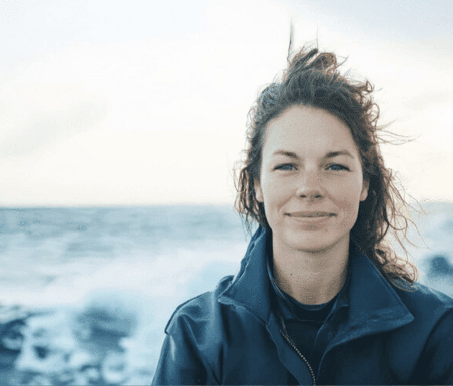 mobile image of woman on a boat