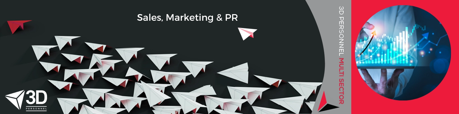 Sales, Marketing & PR graphic