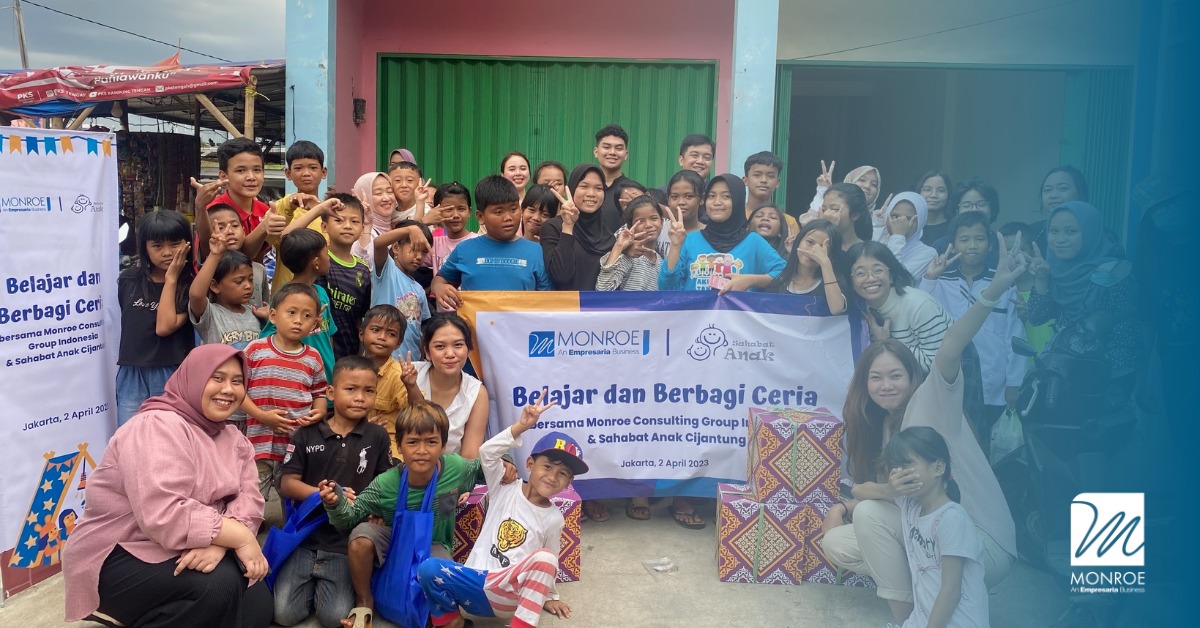 Spreading Happiness And Knowledge Monroe Indonesia's Partnership With Sahabat Anak