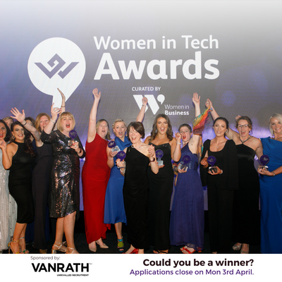 VANRATH headline sponsor of the Women in Tech Awards 2023