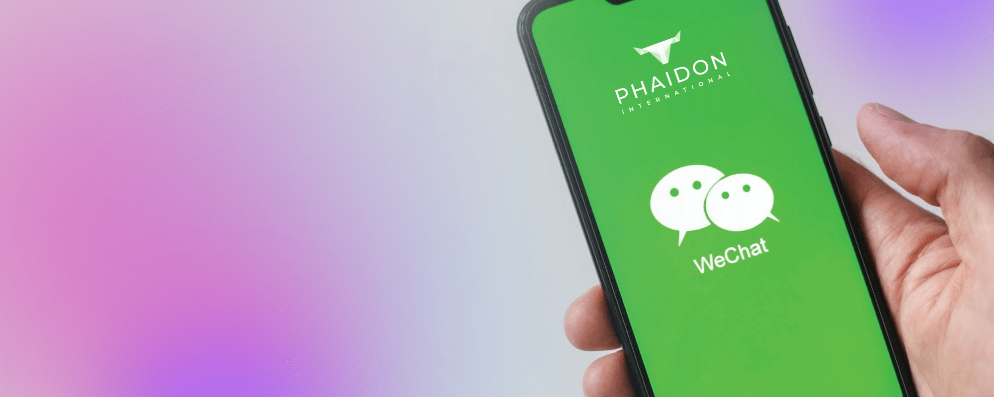 Phaidon International meets WeChat