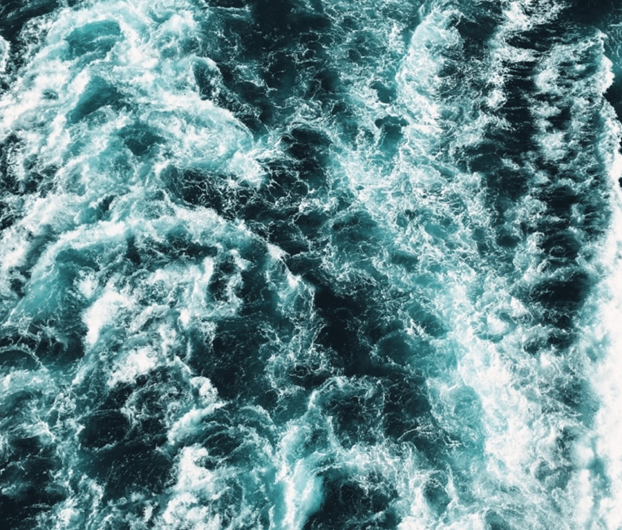 mobile image of photo of dark blue waves