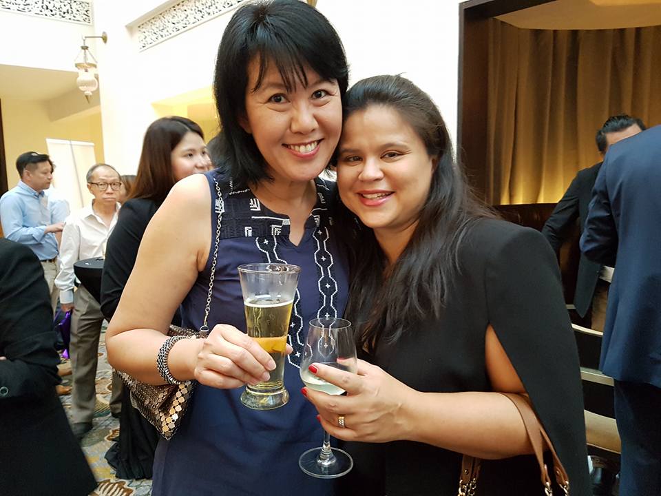 Networking photo of two women