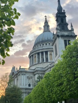 Shot of St Paul's Cathedral in London