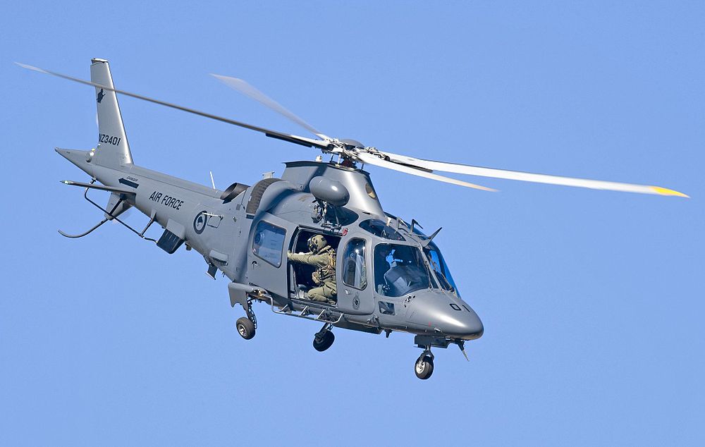 Rnzaf A109 Helicopter At The 2012 Wanaka Airshow