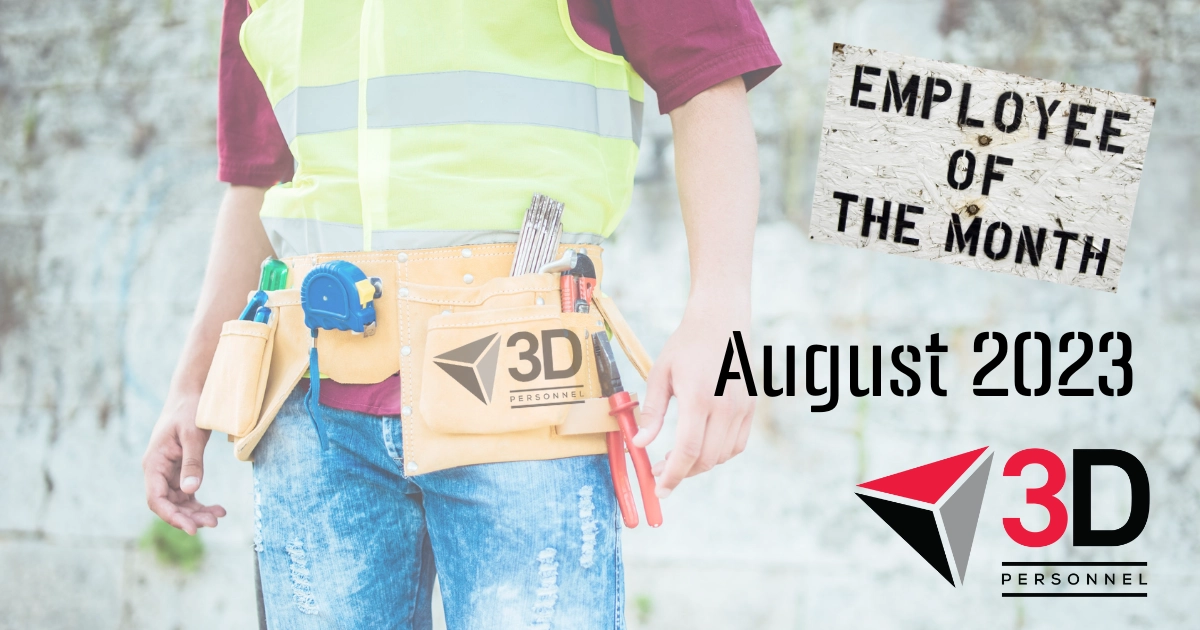 Employee Of The Month August 2023 graphic