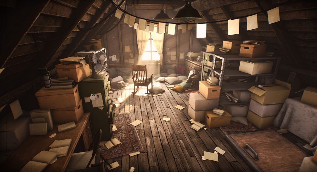 Gone & Lost – The Attic by Jimmy Ghysens Search For A Star Environment Art Winner 2019