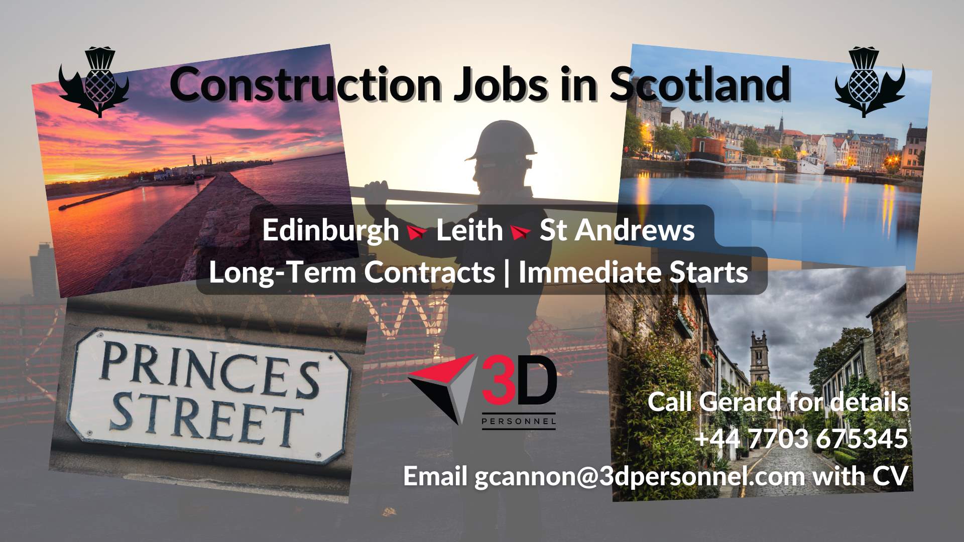 3D Construction Jobs in Scotland graphic