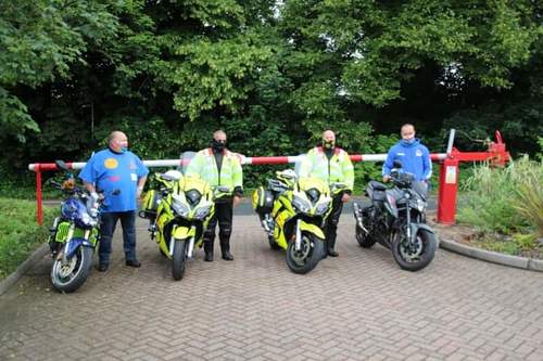 NHS Ride of thanks riders