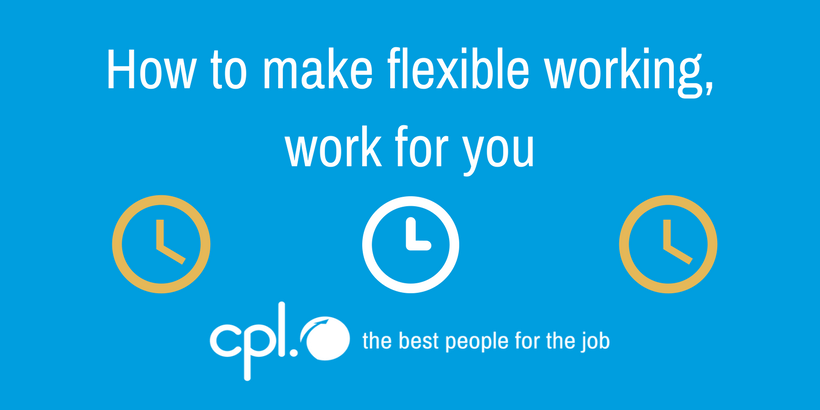 Flexible Working In Text Image