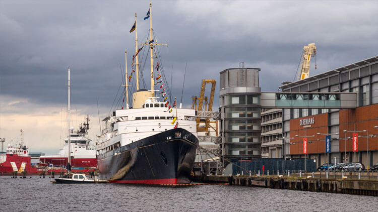 The Royal Yacht Britannia at Ocean Terminal