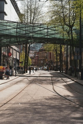 Street in Manchester City Centre