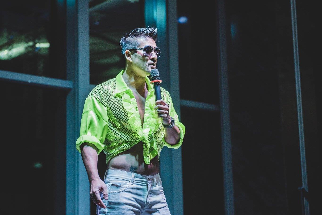 Andrew Chan dressed as Brazilian costume