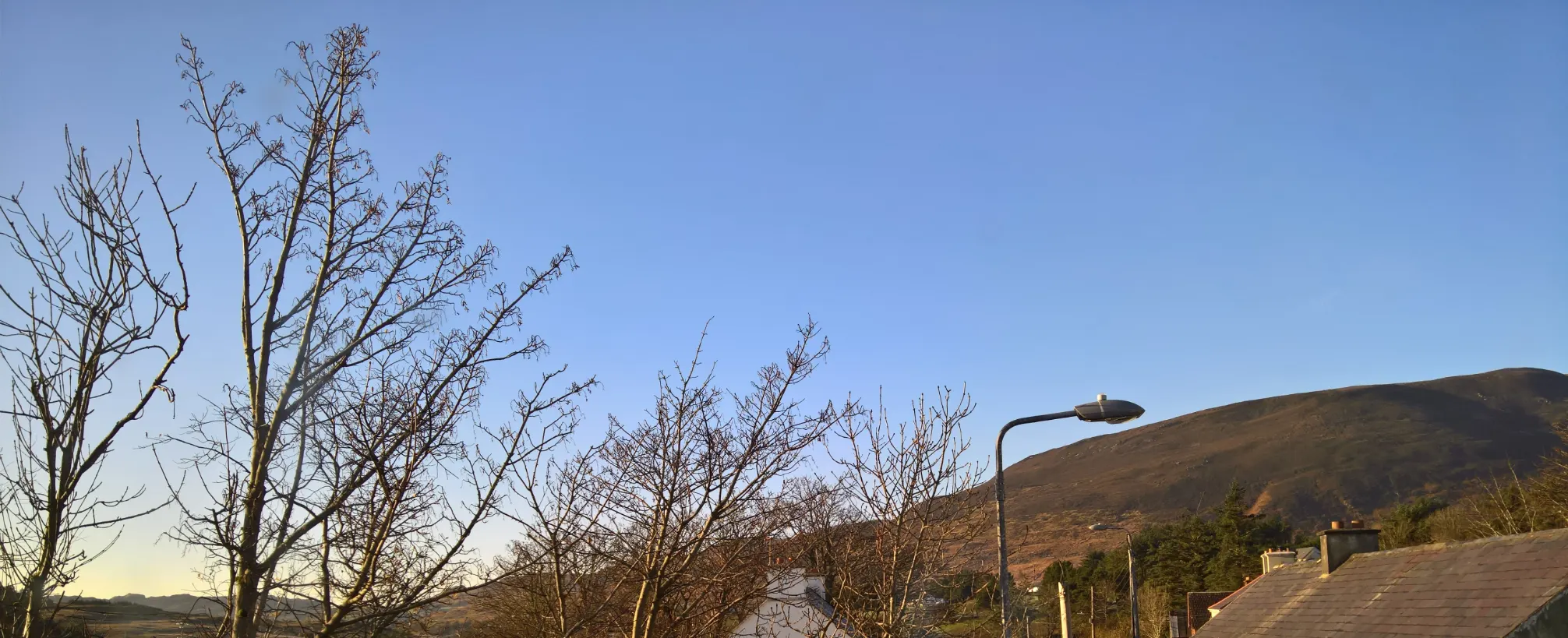 A view of Slieve Liag from the Carrick office