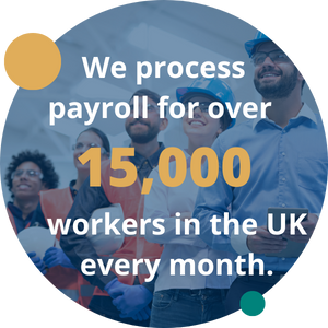 Image with caption Cpl UK process payroll for over 15,000 workers in the UK every month.