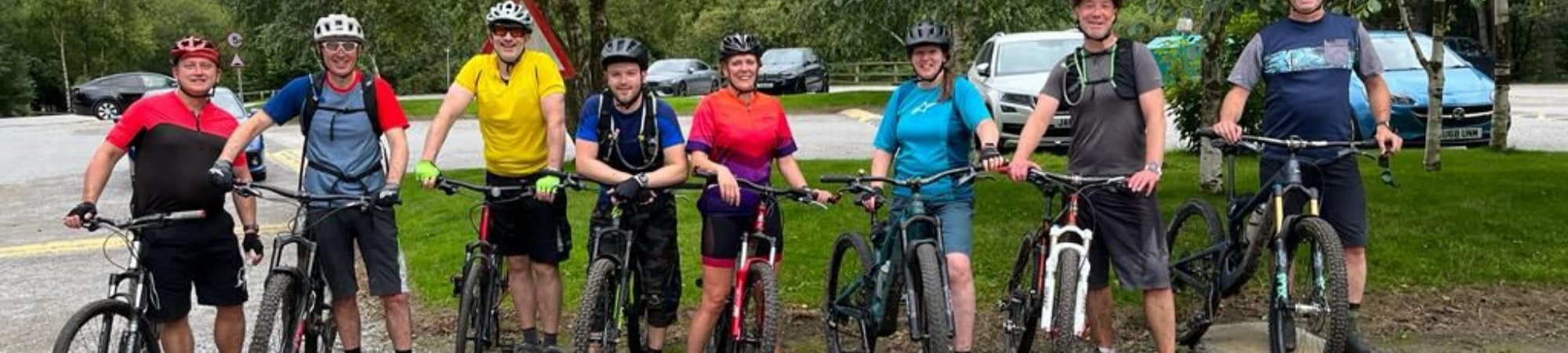 a bunch of our Leeds consultants and some of their client on the annual Sharp Social Cycle.