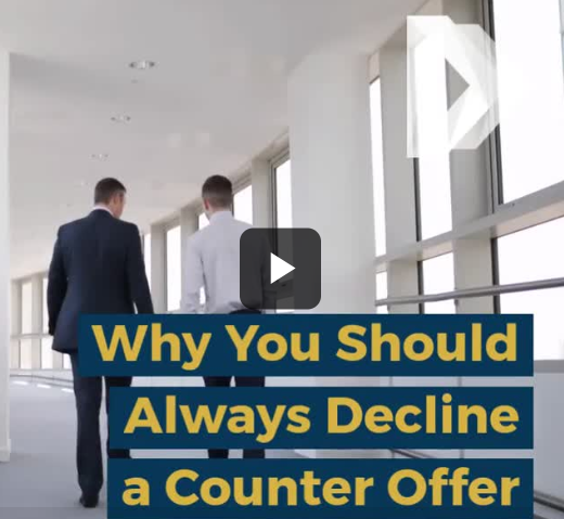 Why you should always decline a counter offer