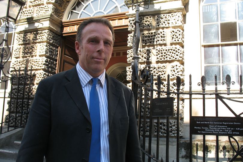Bath And North East Somerset Council Leader Tim Warren Outside The Guildhall Where The Authority Holds Its Meetings