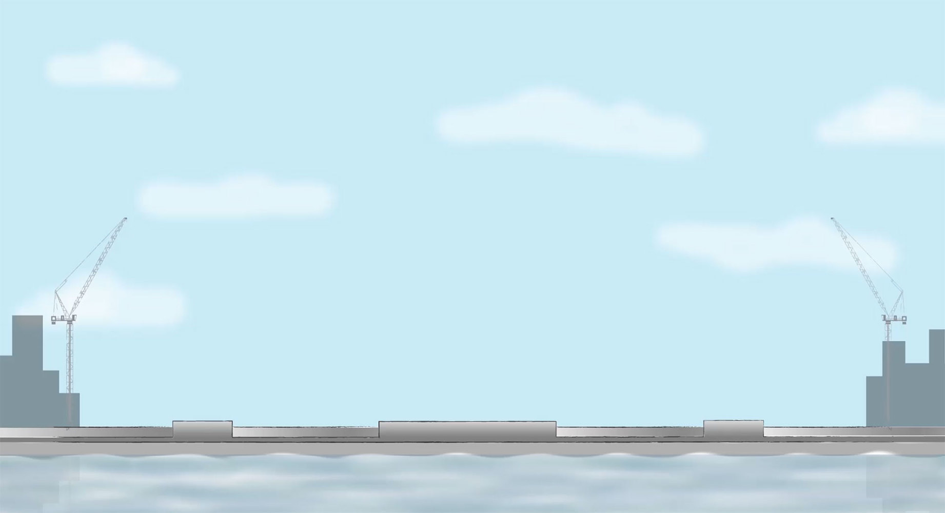 3D Waterfront header graphic