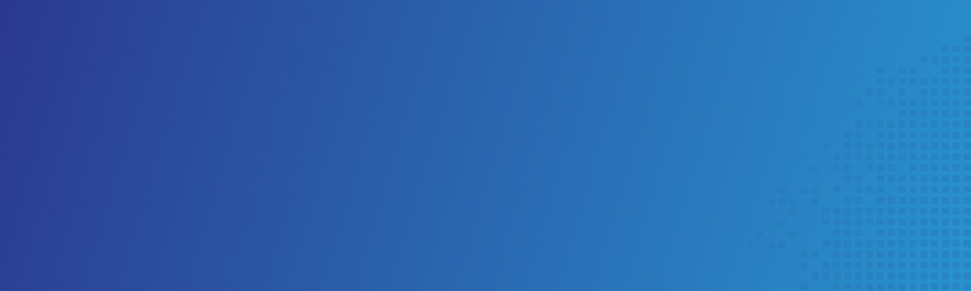 Blue header banner