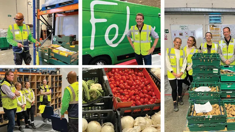 Team Fortnum's at The Felix Project depot