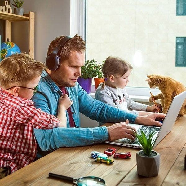 Kids and working from home